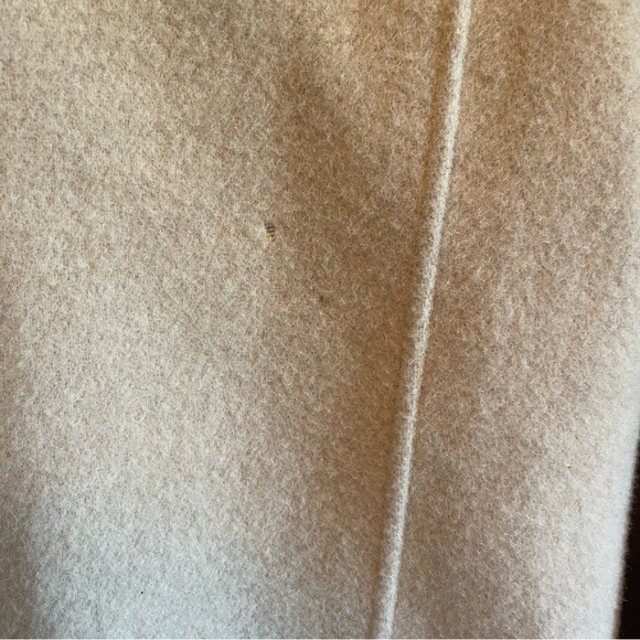 Vintage 60s Fashionbilt Camel Wool Trench Peacoat Jacket Union Made Size 15 - Picture 7 of 10